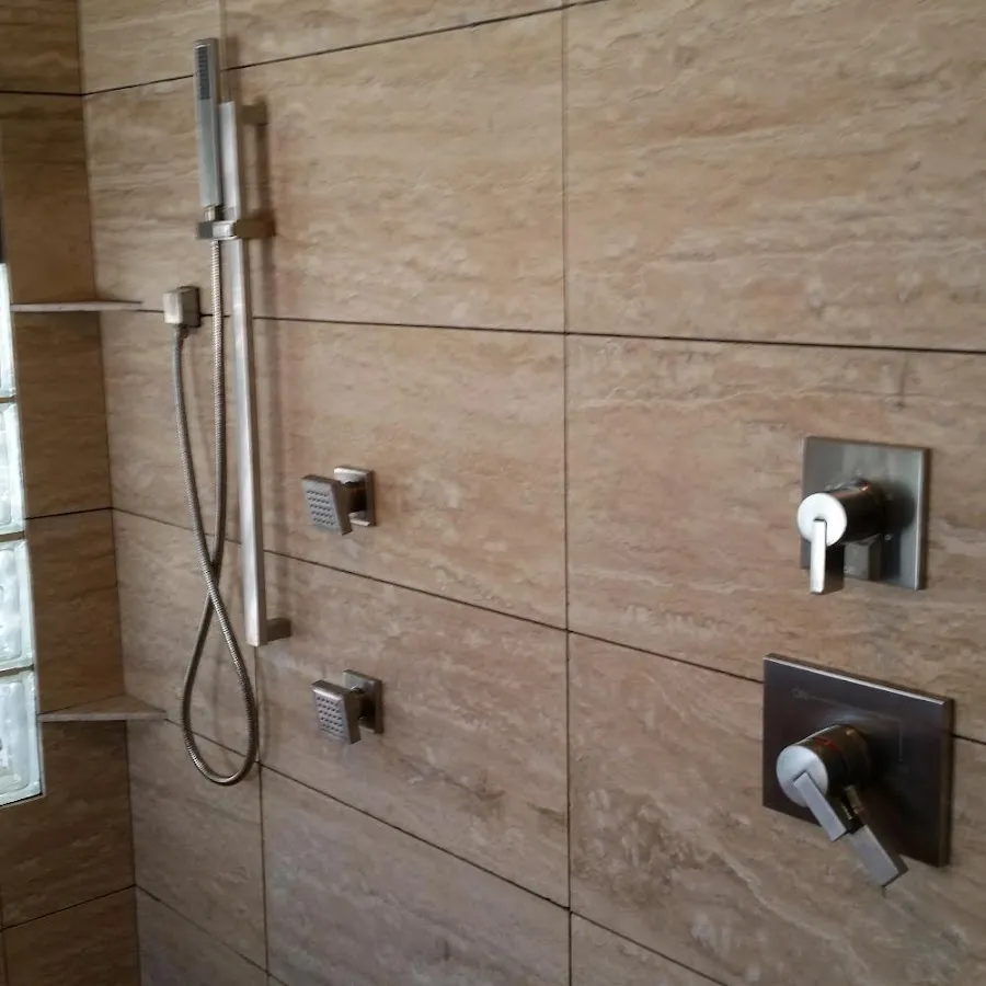 Shower fixture installation for Water Heater Replacement in Bentonville